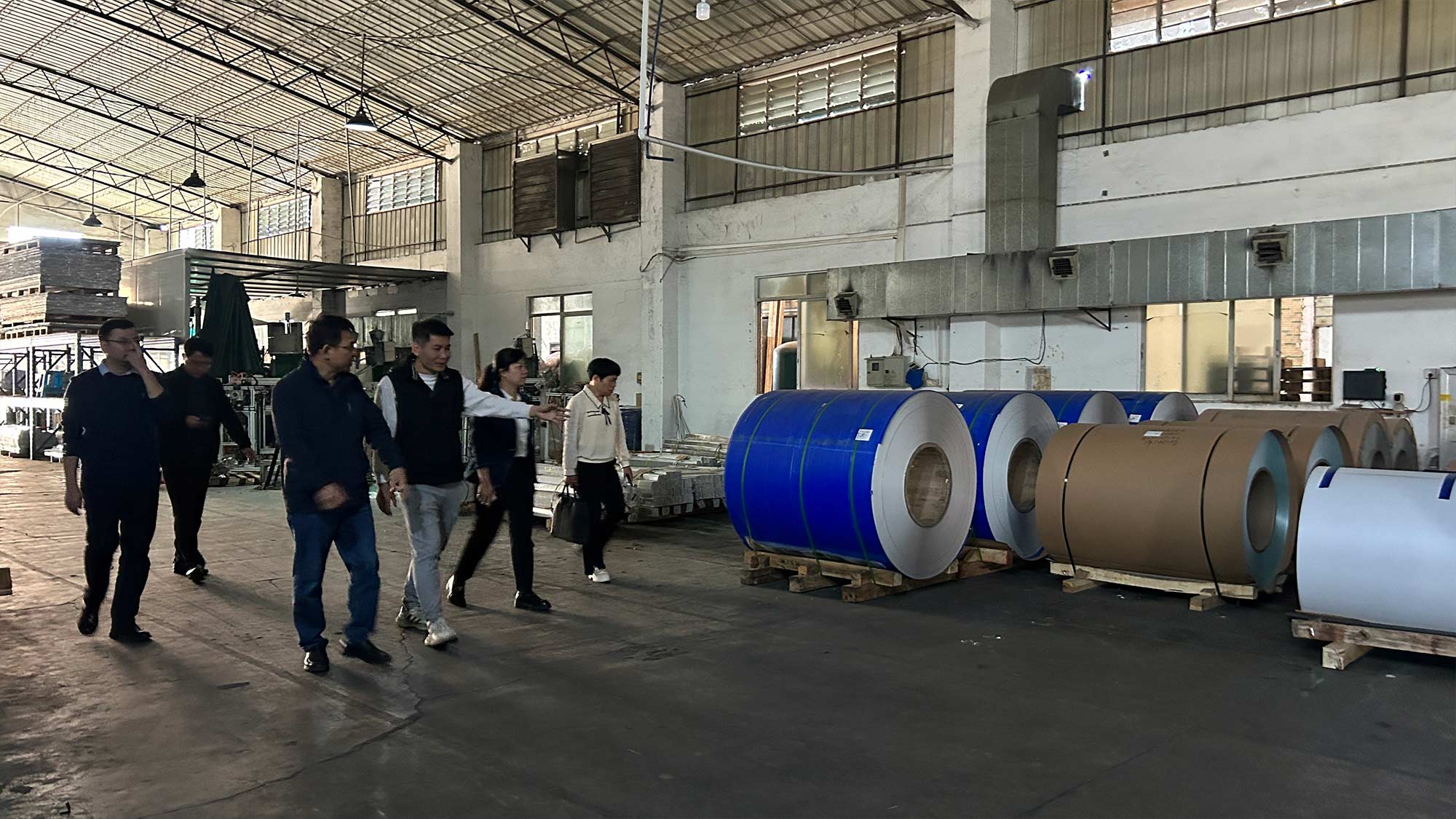 廣西省北流市領導蒞臨廣州市桂彬建材有限公司參觀考察